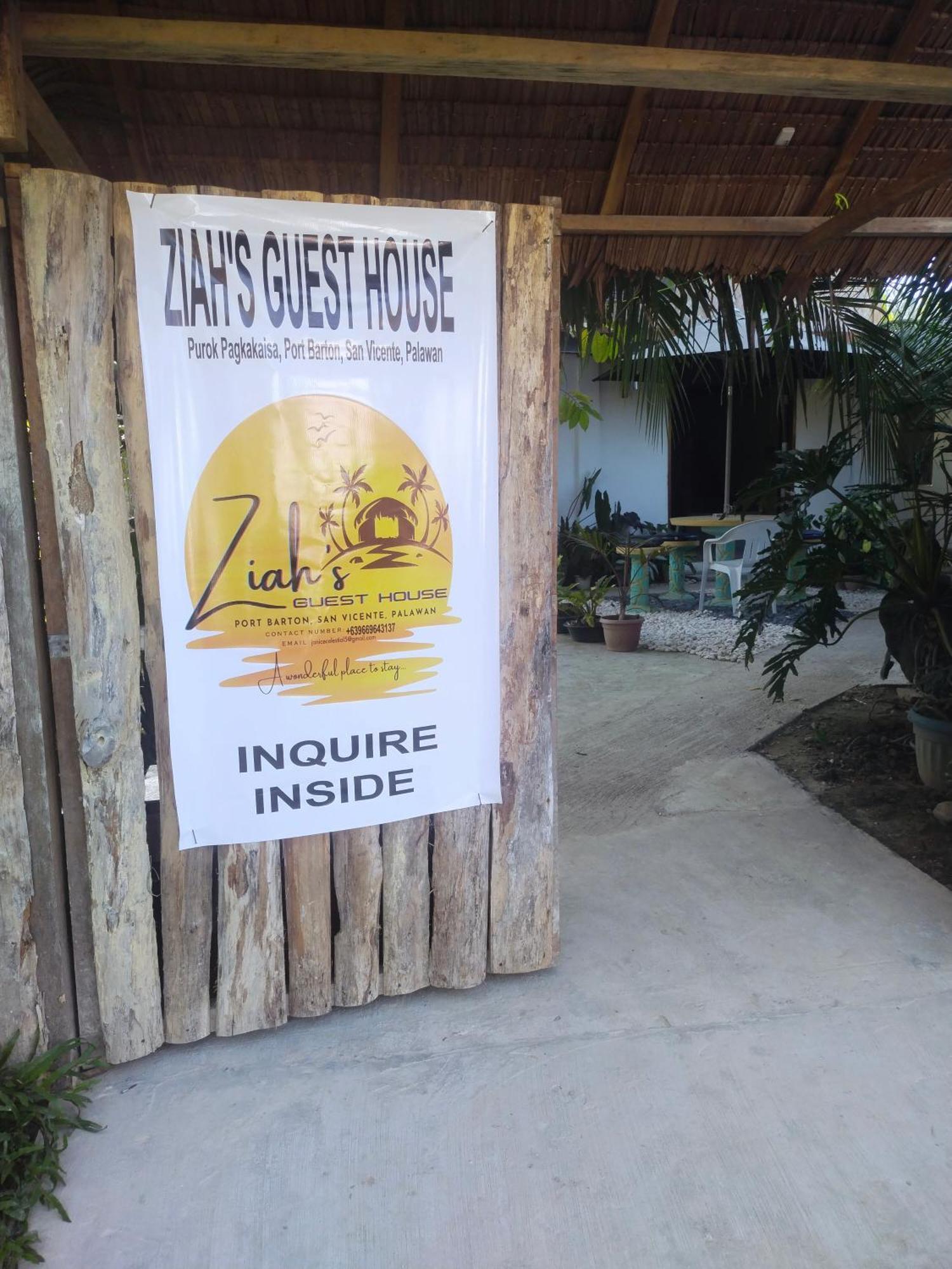 Ziah'S Guest House San Vicente  Esterno foto